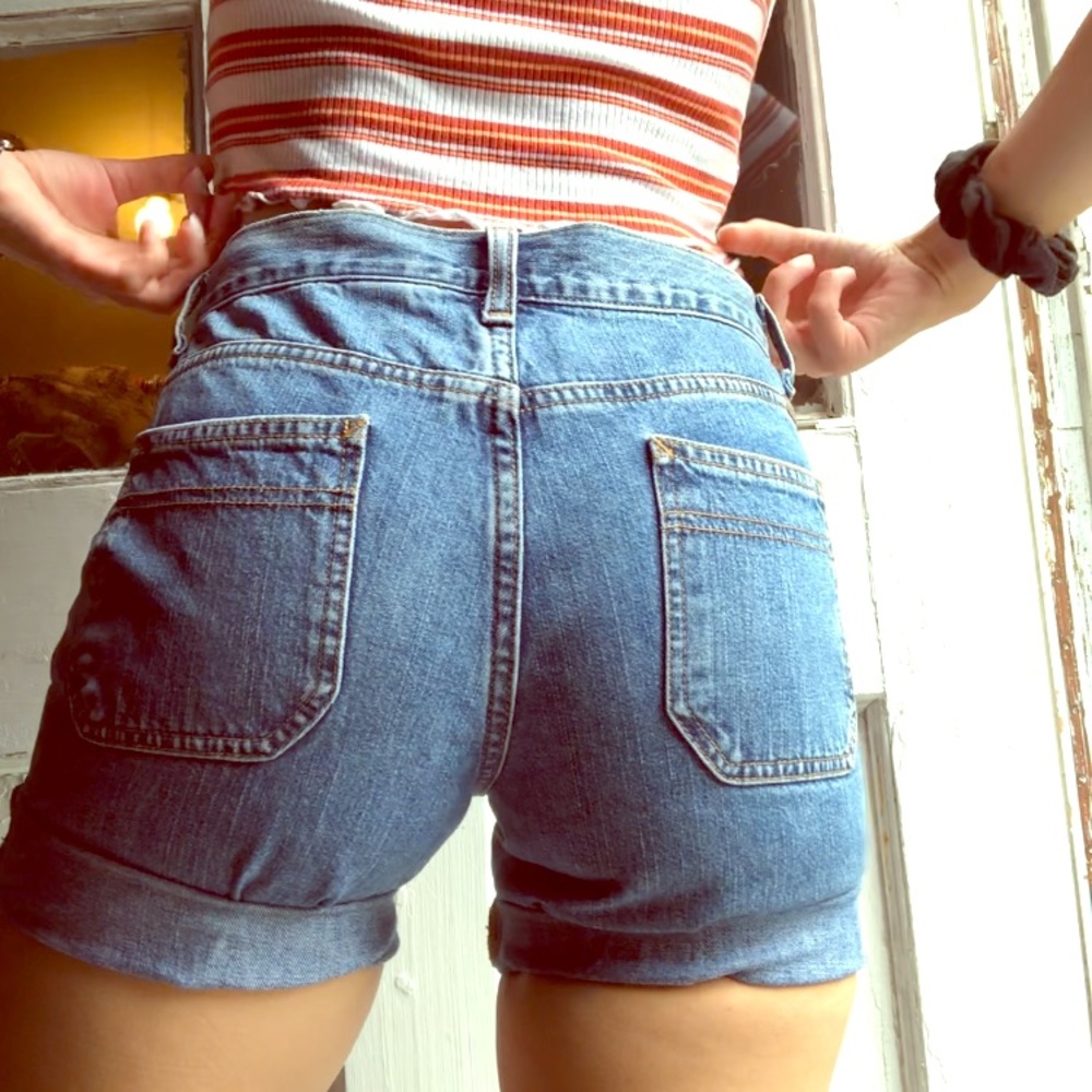 Calvin Klein Cutoff Jean Shorts Custom Made